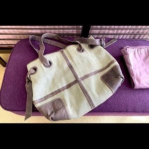 New Kooba bag with soft grey leather.